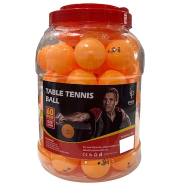 SUP Table Tennis Ball, 60pcs, 40MM