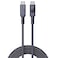 Aukey USB-C to USB-C PD Display Braided Cable, 1.8m, Black