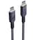 Aukey USB-C to USB-C PD Display Braided Cable, 1.8m, Black