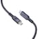 Aukey USB-C to USB-C PD Display Braided Cable, 1.8m, Black