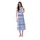 Tex Women  Long Dress, Royal Blue, XL, I282750