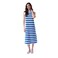 Tex Women  Long Dress, Royal Blue, Large, I282750