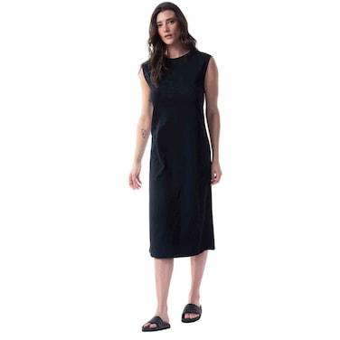 Tex Women  Long Dress, Black, Medium, I282750