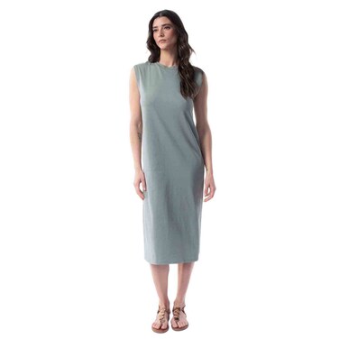 Tex Women  Long Dress, Khaki, Small, I282750