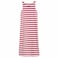 TEX Women Striped Sleeveless Midi Dress, I282722, Raspberry , S