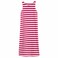 TEX Women Striped Sleeveless Midi Dress, I282722, Raspberry , 3XL