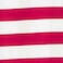 TEX Women Striped Sleeveless Midi Dress, I282722, Raspberry , 3XL
