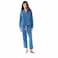 TEX Women Denim Drawstring Pants, I274629, Navy, L