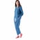 TEX Women Denim Drawstring Pants, I274629, Navy, L