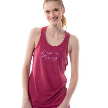 Tex Women Sport Top, Cherry, Medium