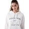 Tex Women Sweatshirt, Off-White, XXL