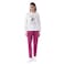 Tex Women Long Sleeve Sweatshirt, White 2, Large