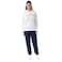 Tex Women Sweatshirt, Off-White, XL