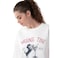 Tex Women Long Sleeve Sweatshirt, White 2, XL