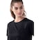 Tex Women Short Sleeve Sport Top, Black 1, Small