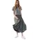 Tex Women Long Skirt, Khaki, Extra Large, I274535