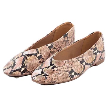 Tex Women Ballerina Shoes, Bronze, 39, I275443