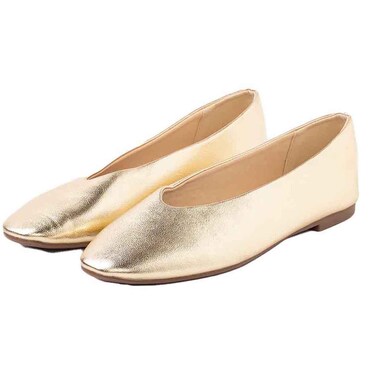 Tex Women Ballerina Shoes, Gold, 37, I275443
