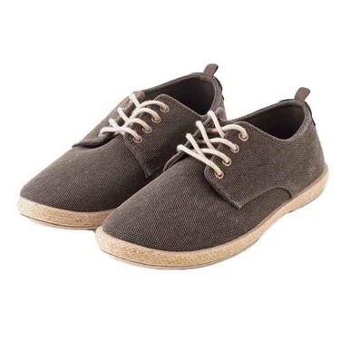 Tex Men Canvas Shoes, Brown, 45, I981229