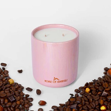 House of Chandelle Nutty Coffee Mocha Opal Candle, 500g