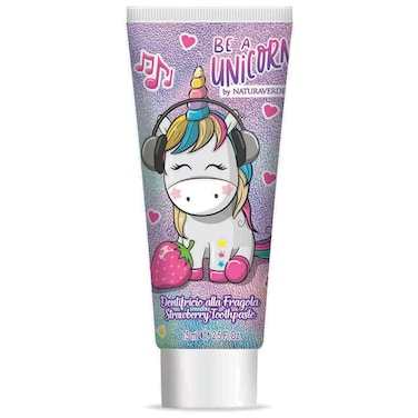ناتورافيردي بي يونيكورن معجون أسنان للأطفال بنكهة الفراولة، 75 ملل