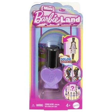Mini BarbieLand Surprise Color Reveal Nail Polish Doll