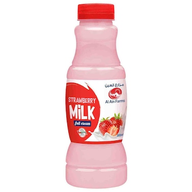 Al Ain Farms Full Cream Strawberry Flavoured Milk, 500ml