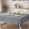 Feelings Peva Waterproof Tablecloth, Rectangular, Grey, 180x240cm