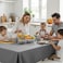 Feelings Peva Waterproof Tablecloth, Rectangular, Grey, 180x240cm