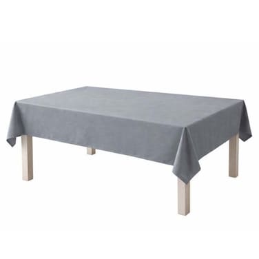 Feelings Peva Waterproof Tablecloth, Rectangular, Grey, 180x240cm