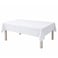 Feelings Peva Waterproof Tablecloth, Rectangular, White, 180x240cm