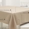 Feelings Peva Waterproof Tablecloth, Rectangular, Beige, 180x240cm