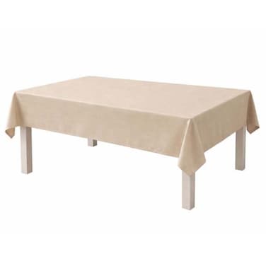 Feelings Peva Waterproof Tablecloth, Rectangular, Beige, 180x240cm