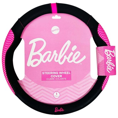 Barbie Steering Wheel Cover Universal Fit, 38cm