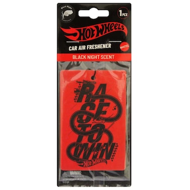 Hot Wheels Air Freshener Car Hanging, Black Night