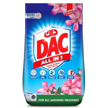 DAC All in 1 Laundry Detergent for all Washing Machines, 5kg