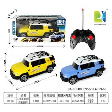 High Speed Off-Road Remote Control SUV with LED Headlights
