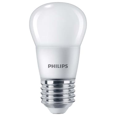 فيليبس مصباح LED P45 بقوة 40 واط، قاعدة E27، ضوء أبيض دافئ، غير قابل للتعتيم
