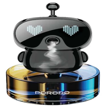 Porodo RoboVibe Smart Car Aroma Diffuser Black Edition