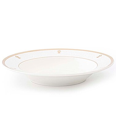 Zaya Bone China Soup Plate, 22cm