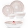 Luminarc Diwali Oakenna Peach Dinner Set, 25 PCS