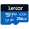 Lexar MicroSDXC UHS-I V30 A1 633x 256GB Memory Card with SD Adapter