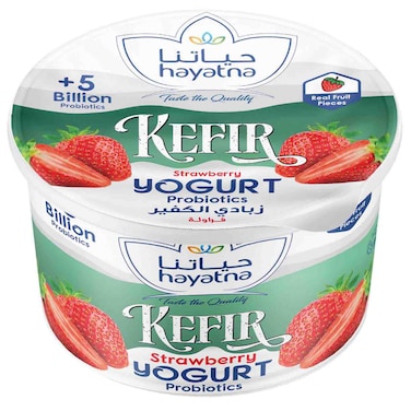 Hayatna Kefir Strawberry Probiotic Yogurt, 150g