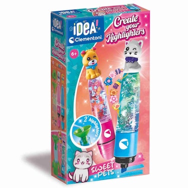 كليمنتوني آيديا اصنع أقلام التظليل الخاصة بك حيوانات أليفة حلوة