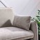 Thiero Fabric Pull-Out Sofa Bed with Drop Down Table + 2 Cup Holders -Taupe