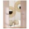 Cardano 4 Door Wardrobe With 2 Mirrors-Natural Oak/Champagne