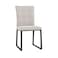 Midland Dining Chair Set of 2 - Beige/Black