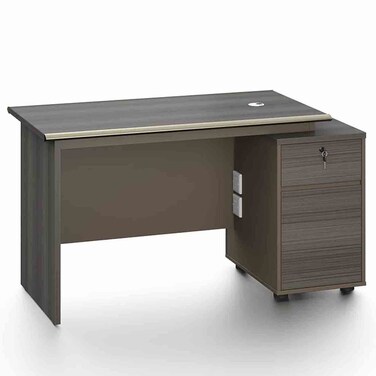 يوبن مكتب  - رمادي