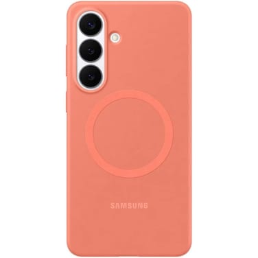 Samsung Galaxy S26+ Silicone Magnet Case, Coral Red