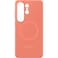Samsung Galaxy S26 Ultra Silicone Magnet Case, Coral Red